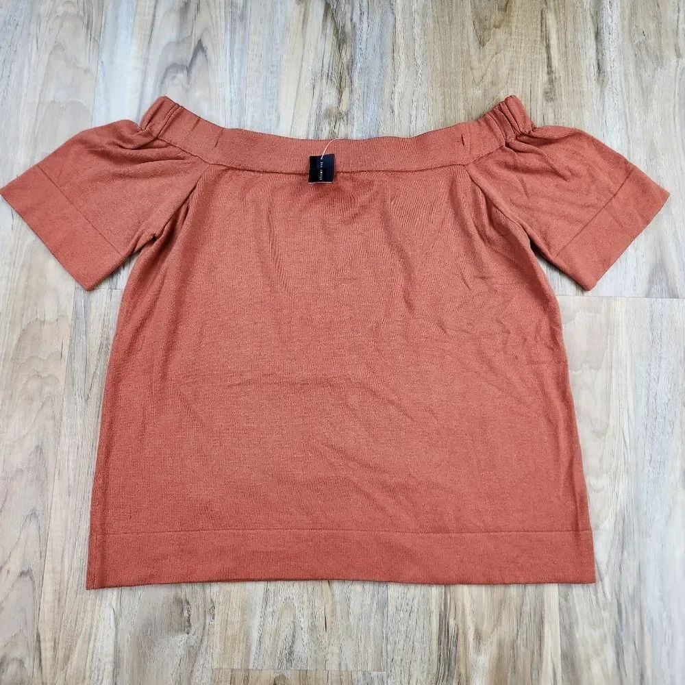 🍑NWT The Limited Rust Off Shoulder Top Large